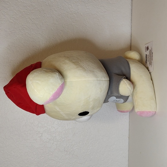 GS9056 Korilakkuma T-Shirt Plush Bear with Red Hat 14 IN - Picture 2 of 7